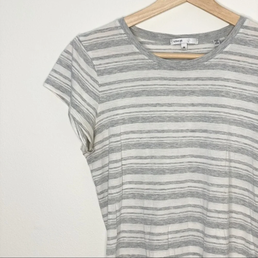 Vince stripes short sleeves top